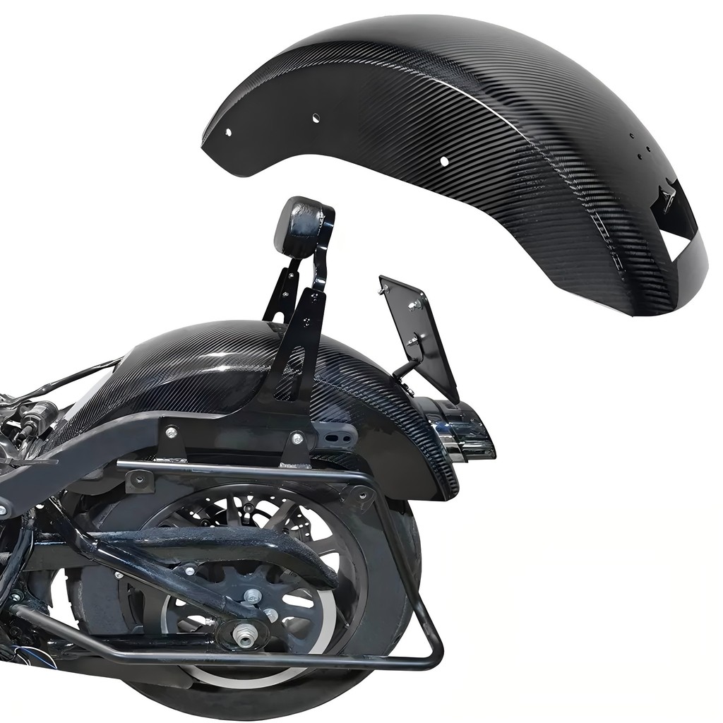 Jual 100% 3K Pure Carbon Fiber Rear Fender for Harley Sofail Low Rider ...