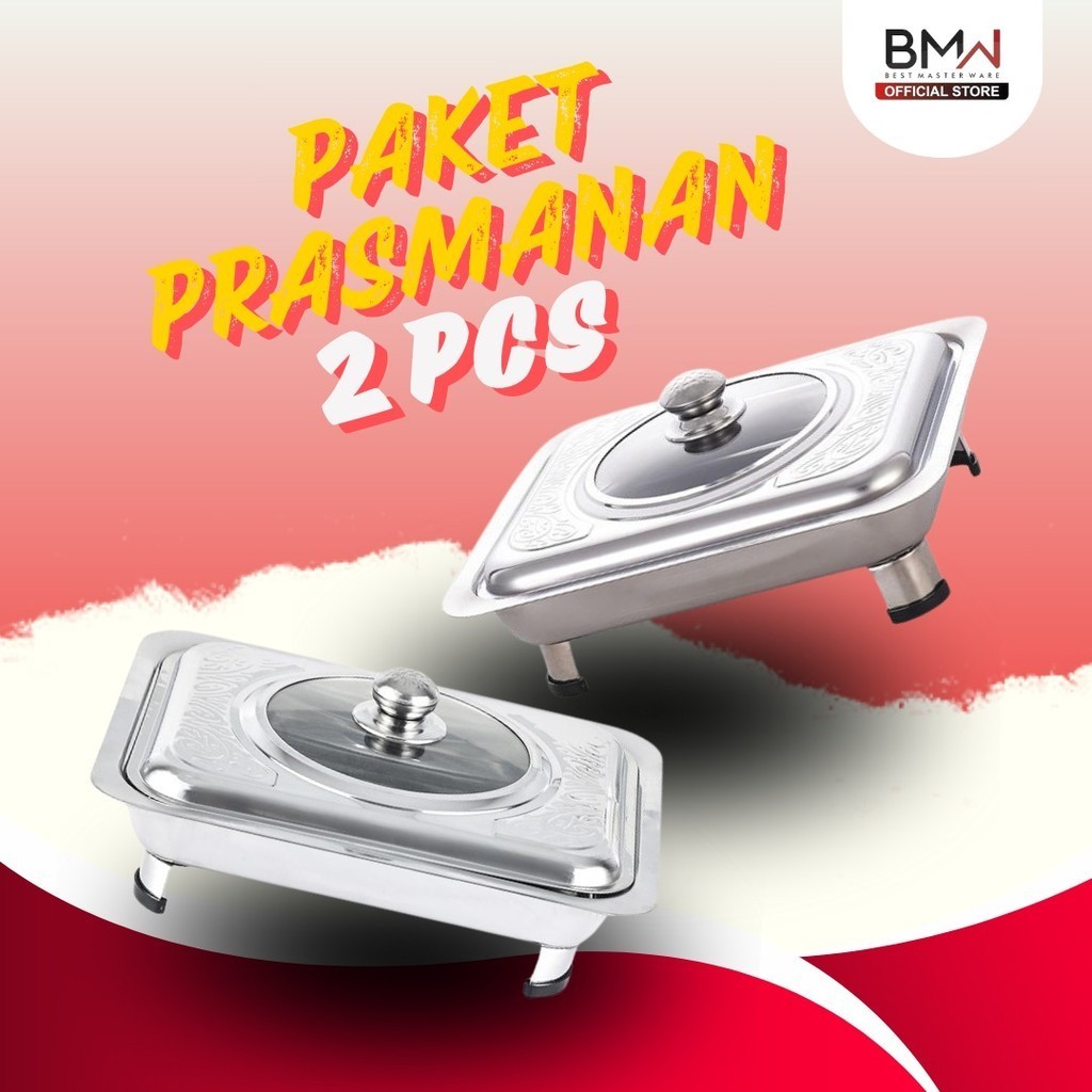 Jual Pcs Prasmanan Tempat Wadah Lauk Tutup Kombinasi Set Chafing Dish