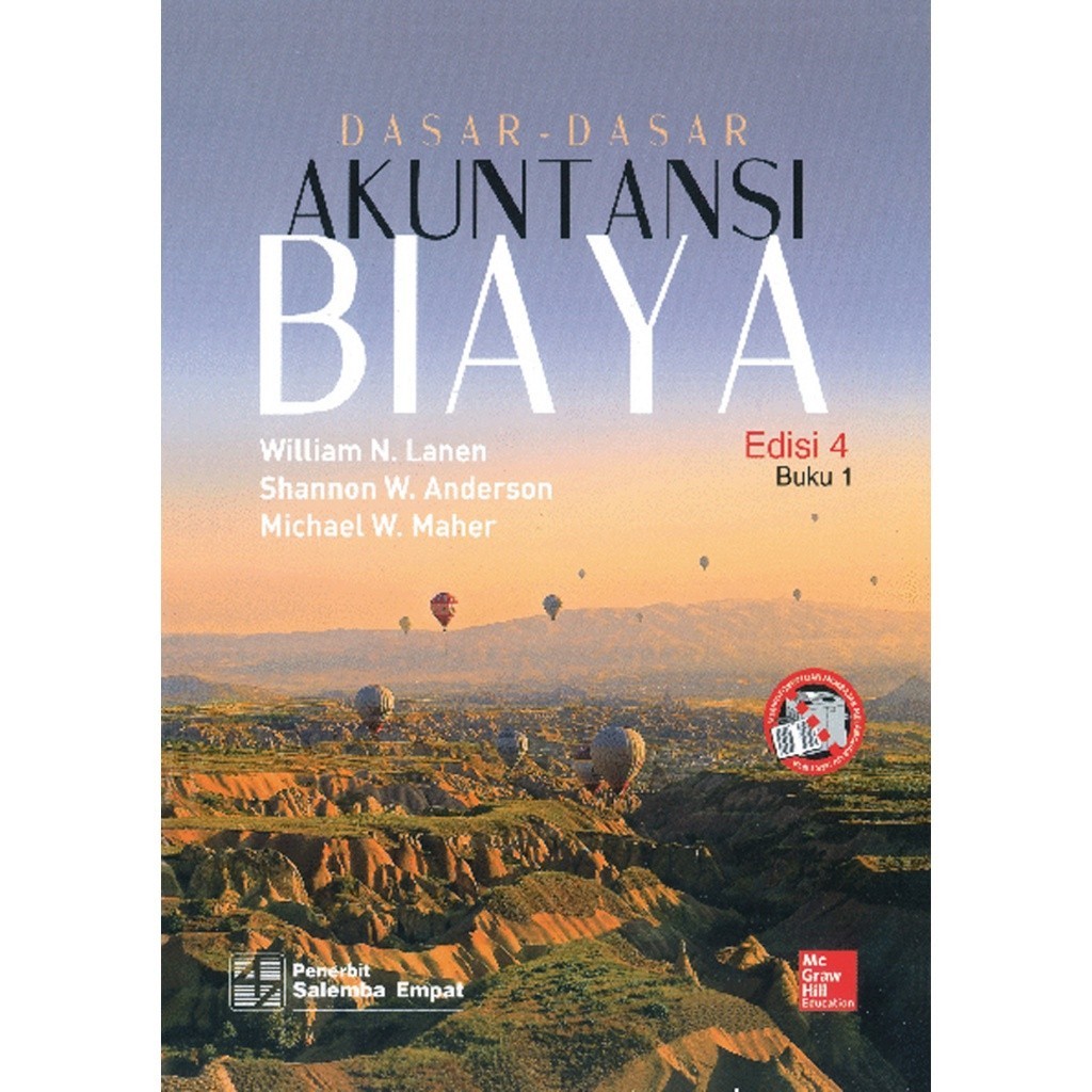 Jual Buku Dasar-dasar Akuntansi Biaya Edisi 4 Jilid 1 William N Lanen ...