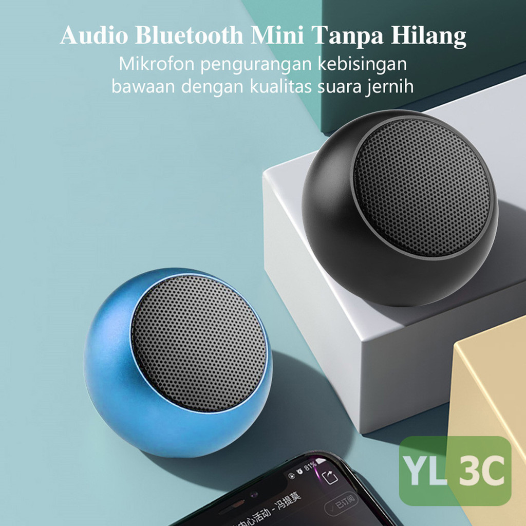 Jual M3 Speaker Bluetooth Logam Portabel Meriam Baja Kecil Meriam Bass ...