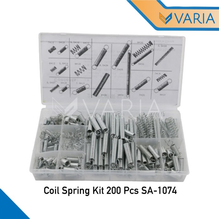 Jual Coil Spring Kit 200 Pcs SA-1074 Set Pegas Per Extension And ...