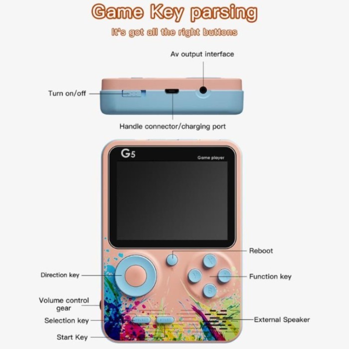 Jual SMARTCOM ~ Game Boy Game Bot Gameboy Console Portable Game Player ...