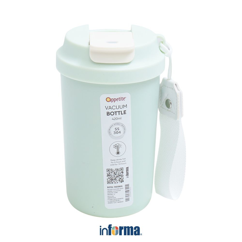 Informa Appetite 420 Ml Kirby Mug Vacuum Flask Tempat Air Minum Panas  Dingin Wadah Minuman Vakum Flask Perlengkapan Minum