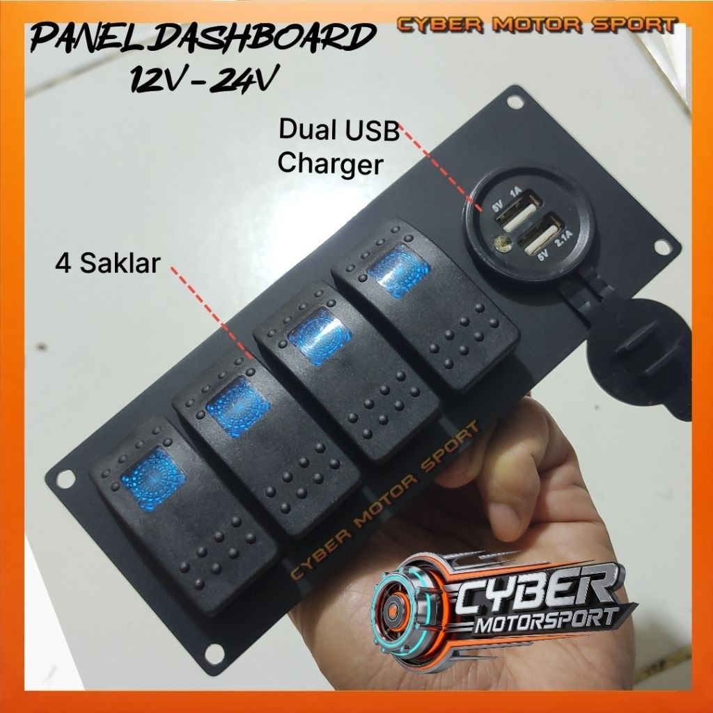 Jual Dashboard panel mobil universal 12volt 24volt interior panel ...
