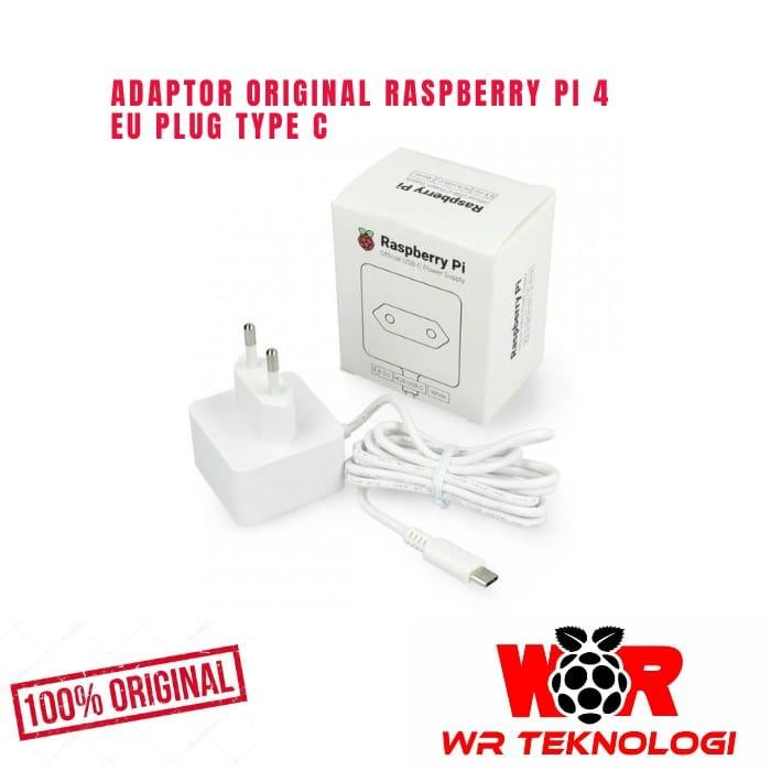 Jual Adaptor Raspberry Pi 4 Original Official resmi | Shopee Indonesia