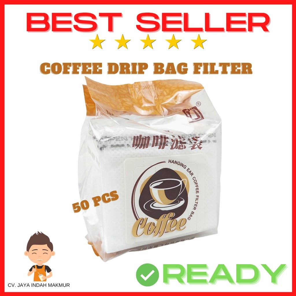 Jual DDI Kertas Penyaring Kopi Drip Bag Cafe Paper Filter Coffee ...