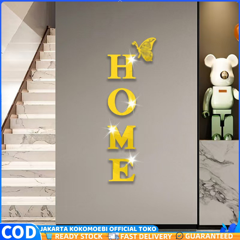Jual Stiker Dinding Hiasan Dinding Tempel Timbul Welcome To Our Home ...