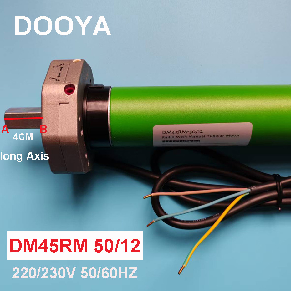 2022 Original Dooya Tubular Motor 220V 50/60HZ DM45S Para 50MM tubo de