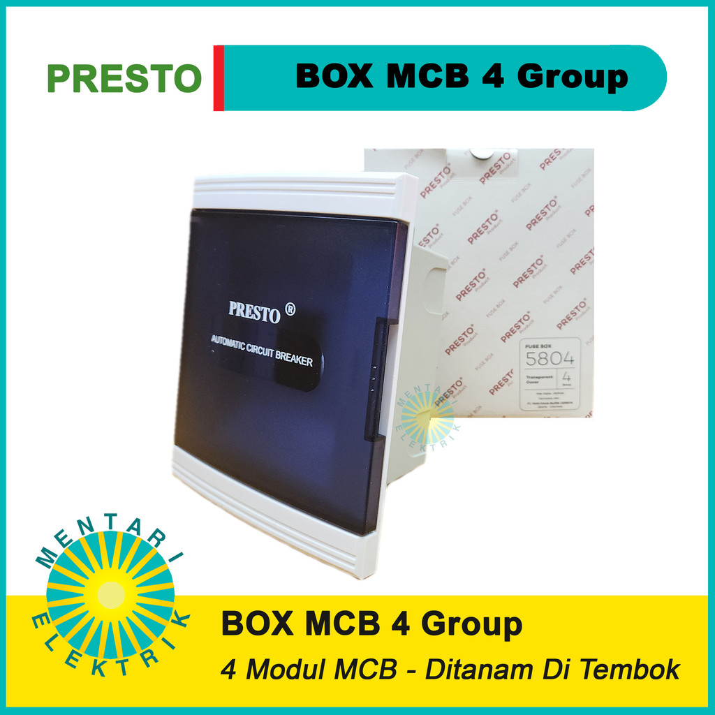 Jual BOX MCB PRESTO 4 GROUP INBOW | Shopee Indonesia