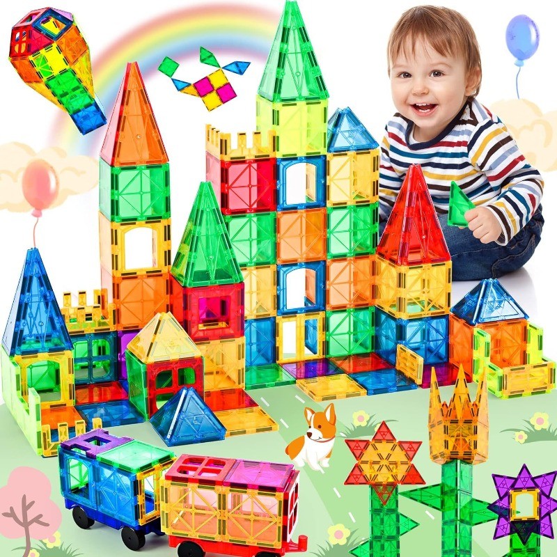 Jual [Penjual Lokal] DIY Anak Mainan Magnet Anak Edukasi toys Magnetic ...