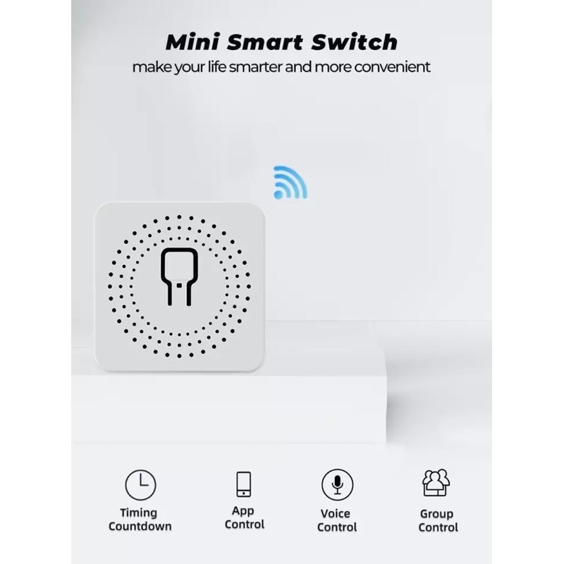 Jual Mini Two Way WiFi DIY Smart Switch Module 16A Saklar Pintar 1/2/3 ...