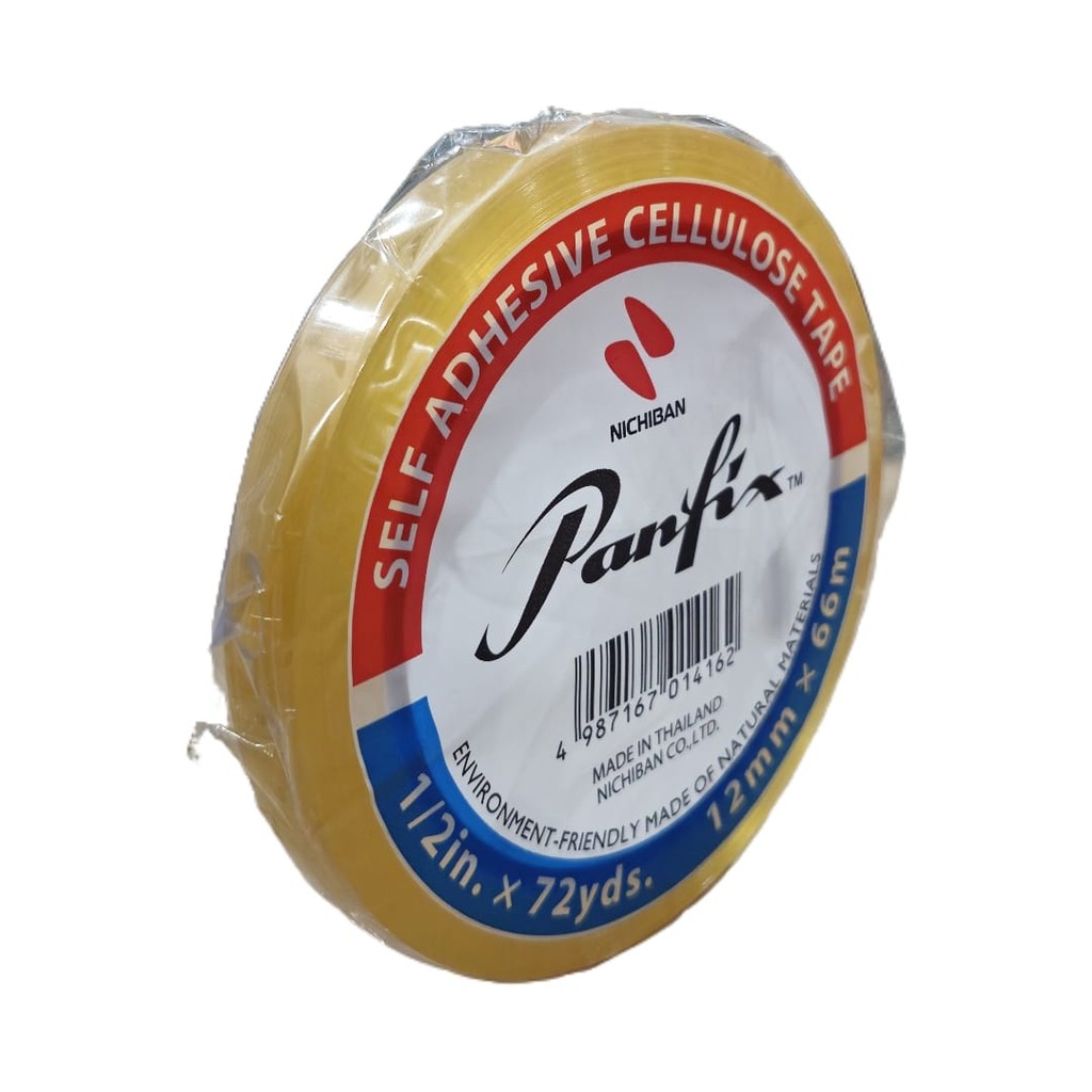 Jual Isolasi panfix 1 x 72 - 1/2 x 72 Self Adhesive cellulose tape ...