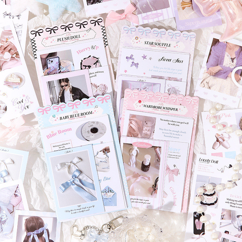 Jual [HARU] Ribbon Chapter Series Material Pack Design Journaling DIY ...