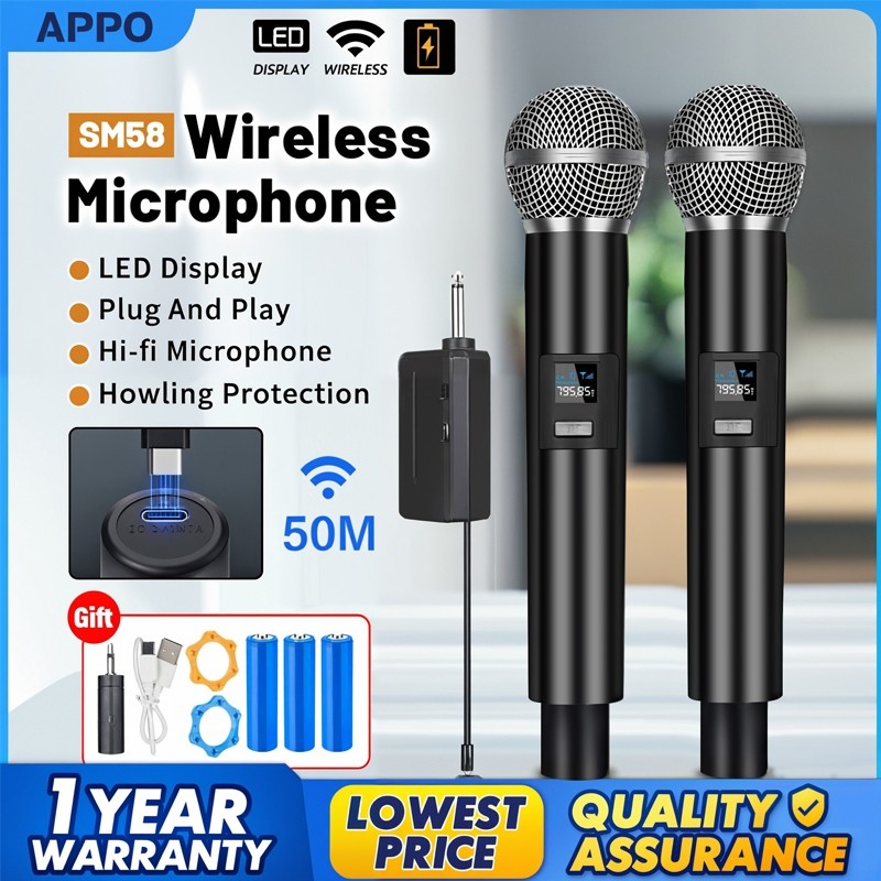Jual mikrofon nirkabelisi Wireless Microphone Receiver Universal ...
