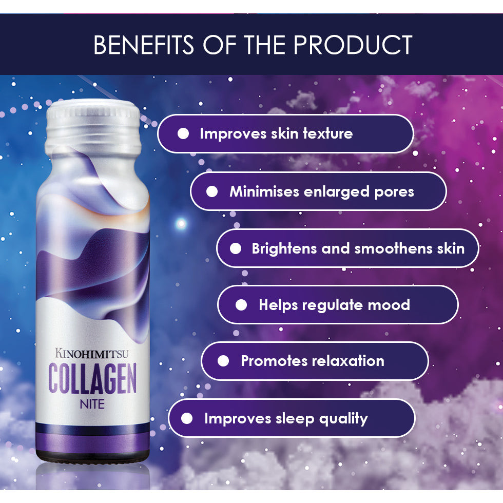 Jual Collagen Nite 5300mg Inner Beauty Supplement 50ml - Improves Sleep ...