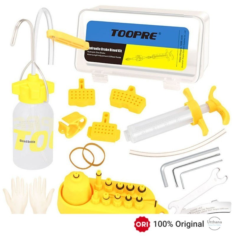 Jual Toopree Bleeding Kit Rem Hidrolik Sepeda Shimano Bleed Mineral Oil ...