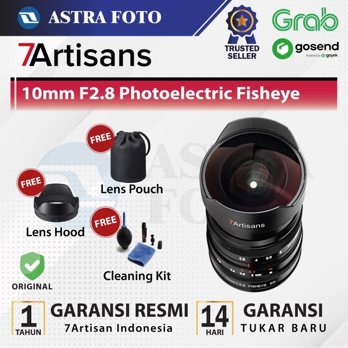 7artisans Photoelectric 10mm II Fisheye Full Freme Lens Sony E Mount  Leica L Nikon Z EOS RF