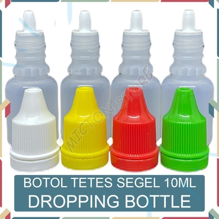 Jual BEZTON Botol Tetes 10ml Botol Plastik Kosong Segel Dropping Bottle ...