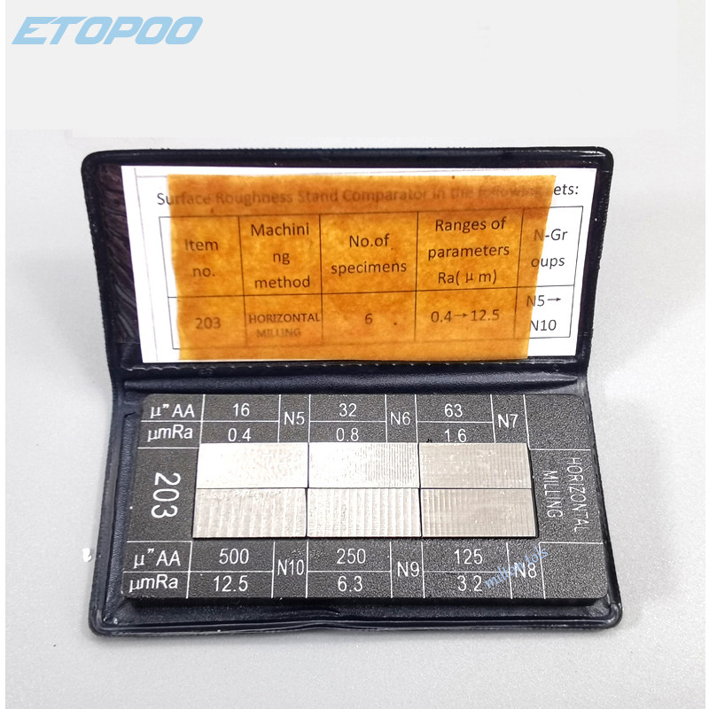 Jual 30 Blocks Ra0.05-12.5mm Roughness Sample Block Surface Roughness ...