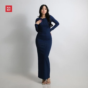 Hana Fashion Arisha Casual Long Dress Wanita CD047 2