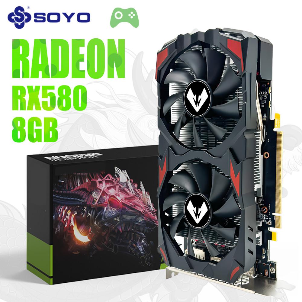 Jual SOYO New Video Card AMD Radeon RX580 8GB 2048SP White Gaming ...