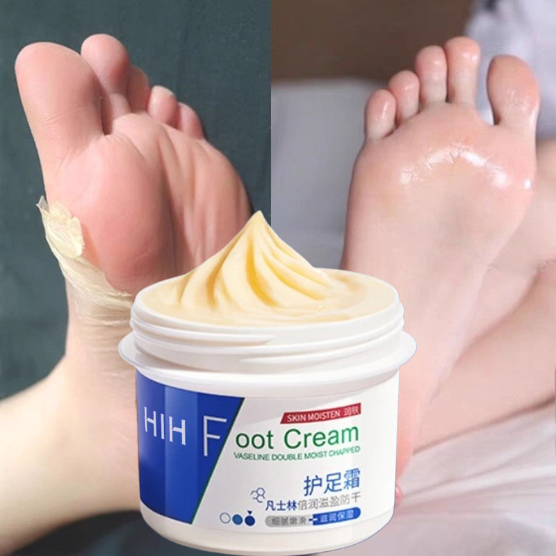 Vaseline Hand and Foot Salve Cream 40g Cream Kaki Pecah Dan Tangan Krim Kaki Anti-Chafing Kulit Memperbaiki Pelembab untuk Kasar Kering dan Retak Kaki Pecah-pecah Tumit