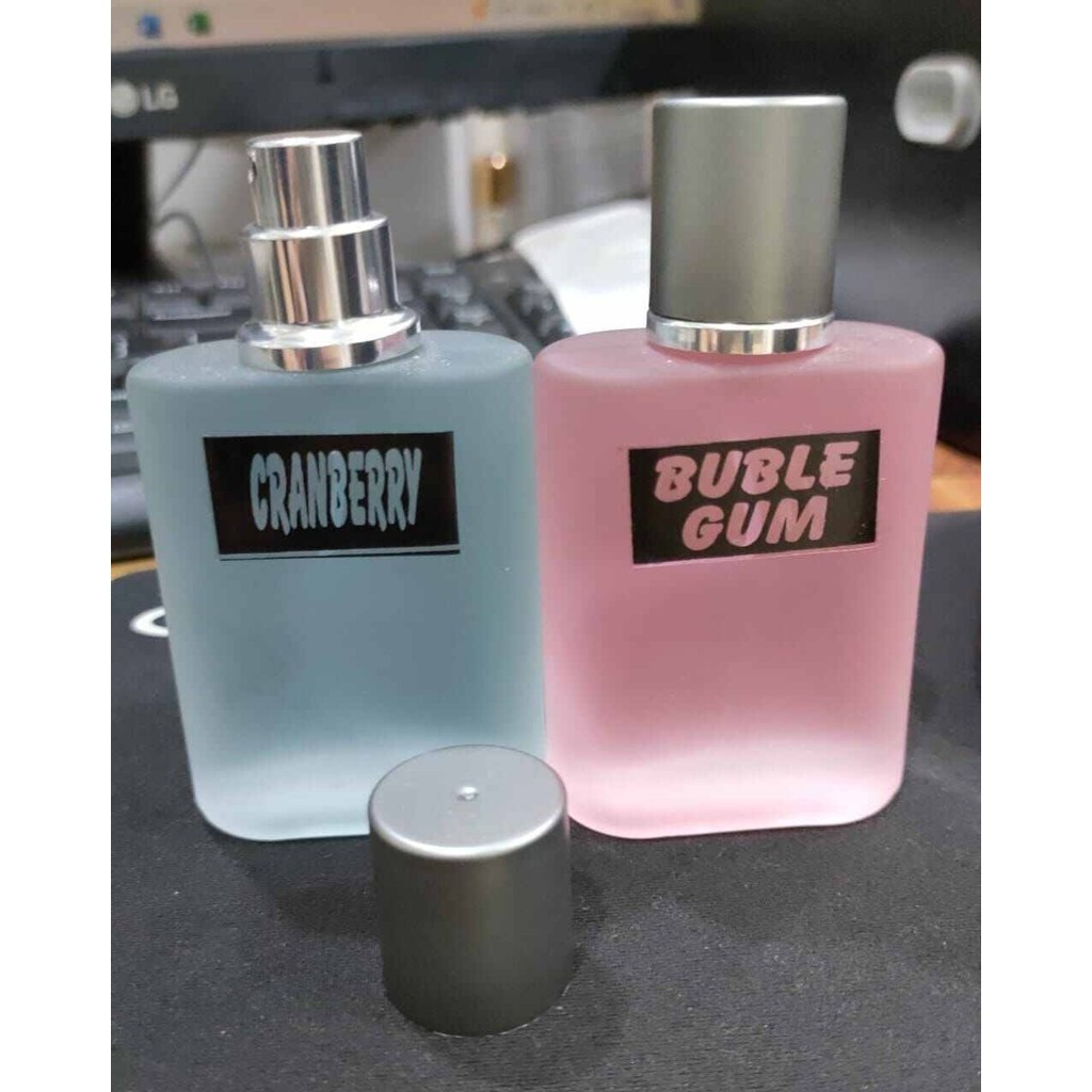 PARFUM AROMA PERMEN KARET 30ML BOTOL KOTAK, PARFUM BUBLE GUM