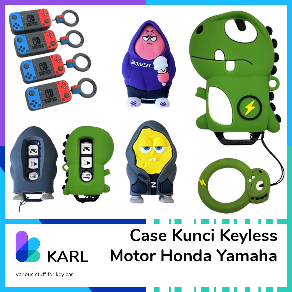 Jual RR40 Case Kunci Motor Keyless / Cover Key Motorcycle Honda Yamaha ...