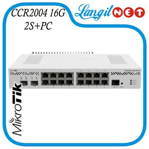 Jual MIKROTIK CCR2004 16G 2S PLUS PC Cloud Core Router | Shopee Indonesia