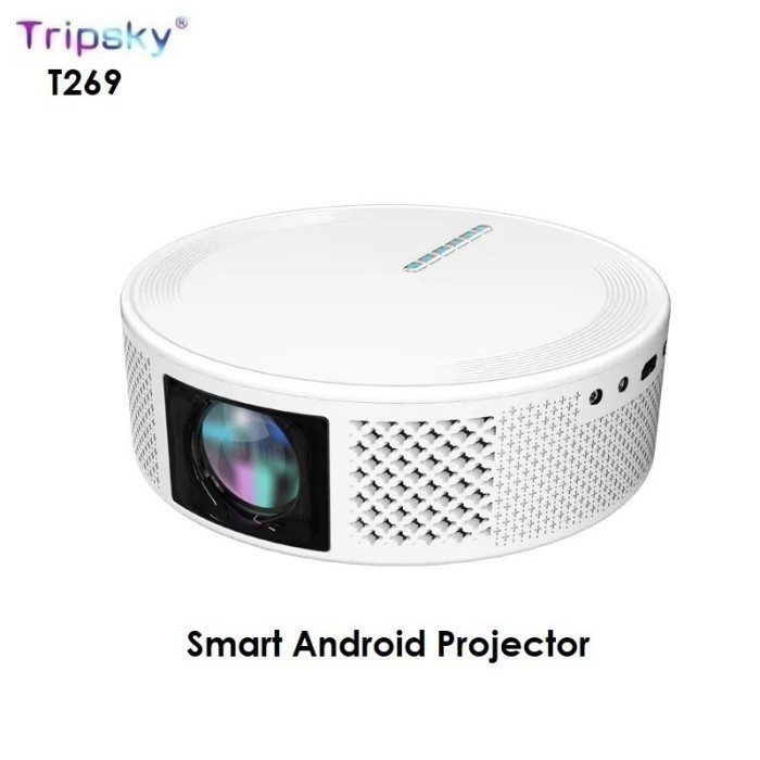 Jual TRIPSKY T269 Proyektor ANDROID Smart Projector 230 ANSI Lumens ...