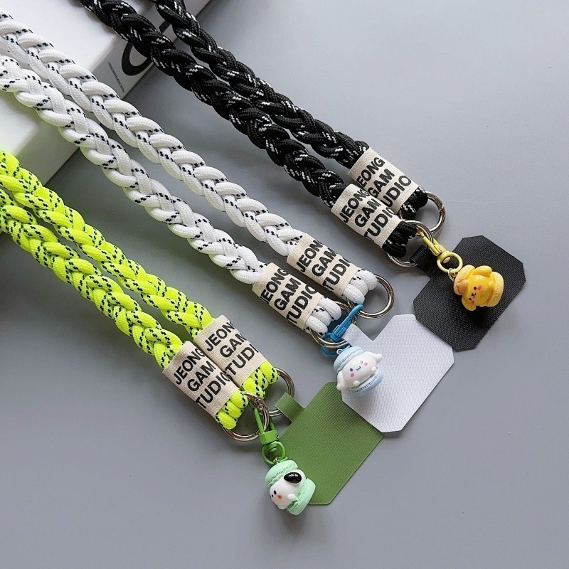 Jual Universal Cross-body hp Lanyard Weave Mobile Phone Strap Lanyard ...