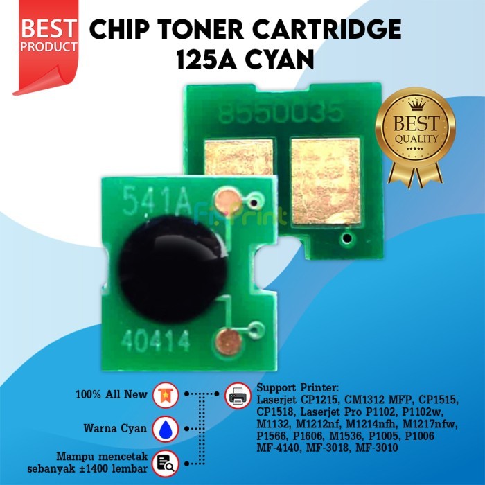 Jual Chip Cartrigde Toner Support Printer Color Laserjet CP1215 CM1312 ...