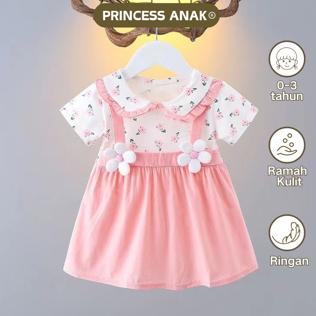 Jual [PRINCESS ANAK] 0-3 Tahun dress import anak perempuan dress anak ...