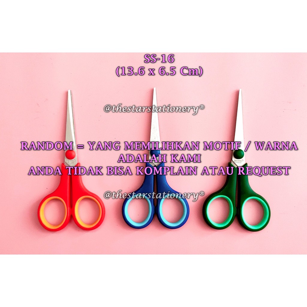 Jual (1 Biji) GROSIR Gunting Renteng Joyko SS-16 / Gunting Scissors ...