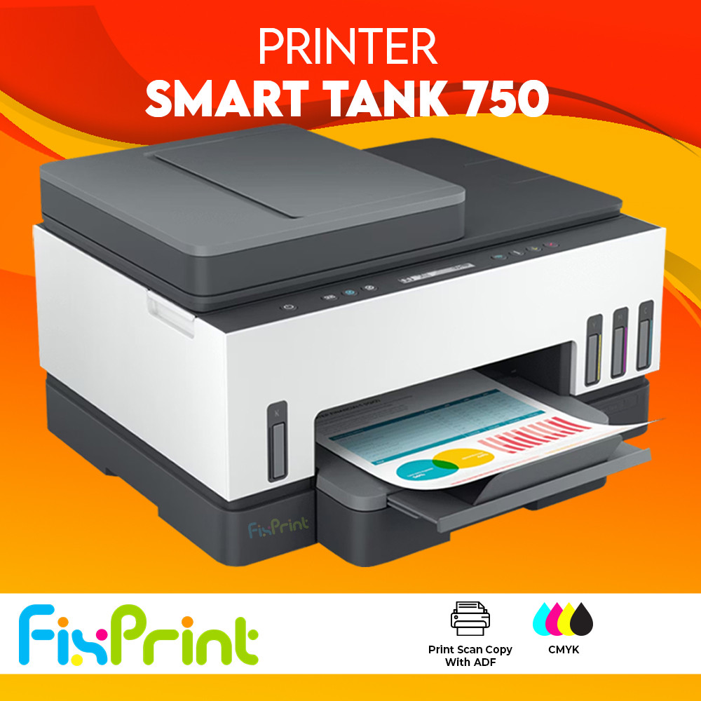 Jual Printer Smart Tank 750 Mutifunctions All-In-One ADF WiFi 720 ...