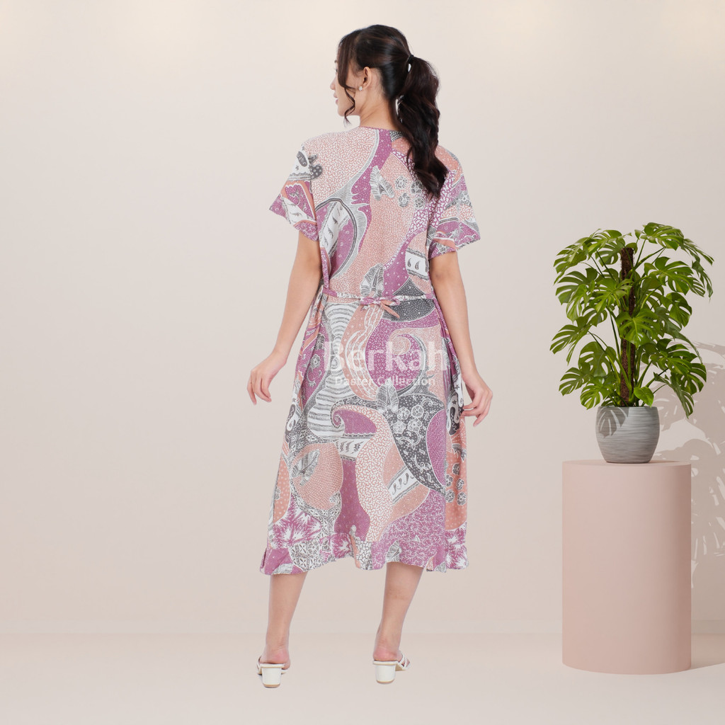 Daster Batik Rayon Busui Resleting Surya Teja 4
