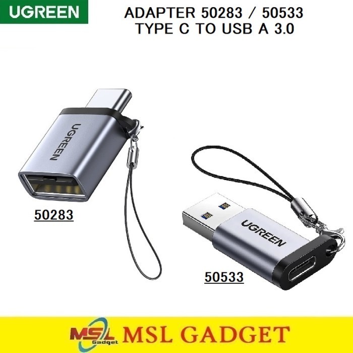 Jual UGREEN OTG Adapter Konverter USB Type C to USB A 3.0 50283 50533 ...