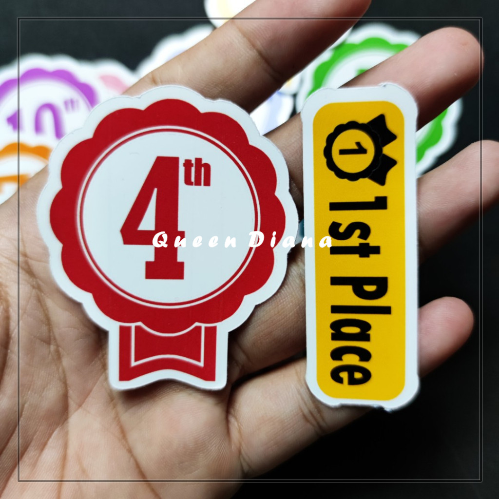 Jual STIKER ANGKA ORDINAL ANGKA URUTAN BAHASA INGGRIS STIKER LABEL SANG ...