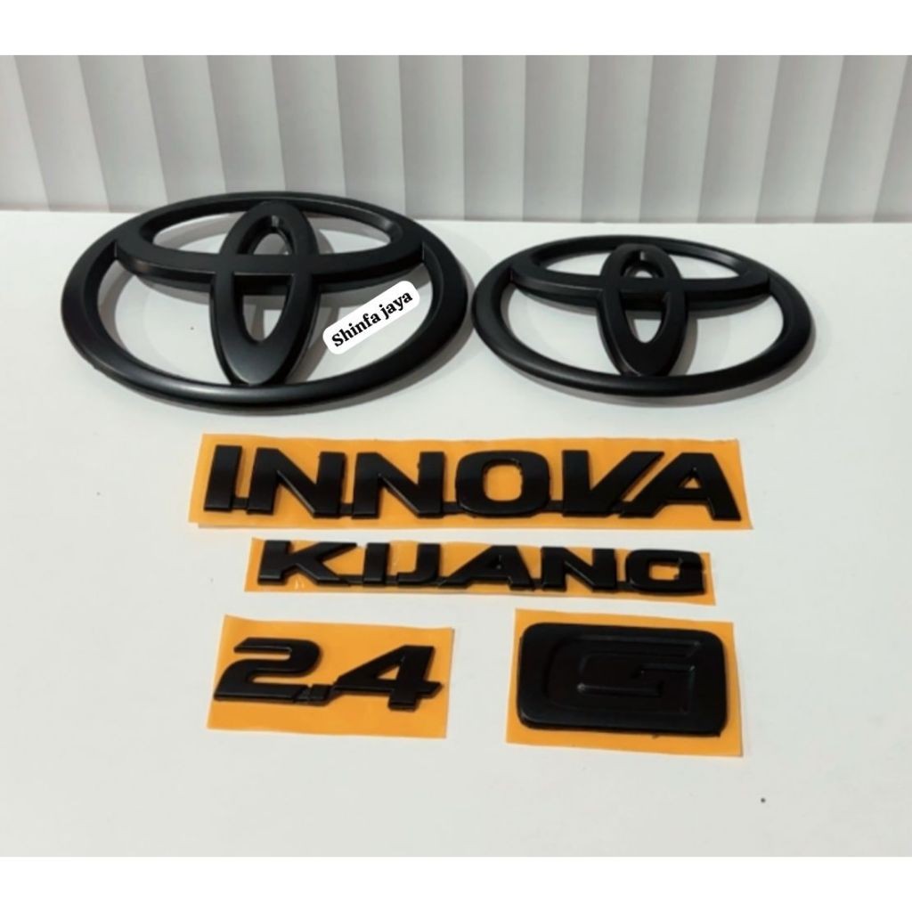 Jual emblem logo lambang tulisan bagai mobil innova reborn 2.4 tipe v ...