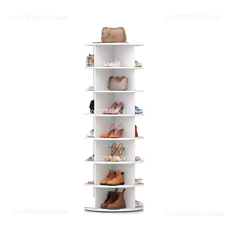 Jual Rotating shoe rack shoe cabinet multi-layer floor-standing simple ...