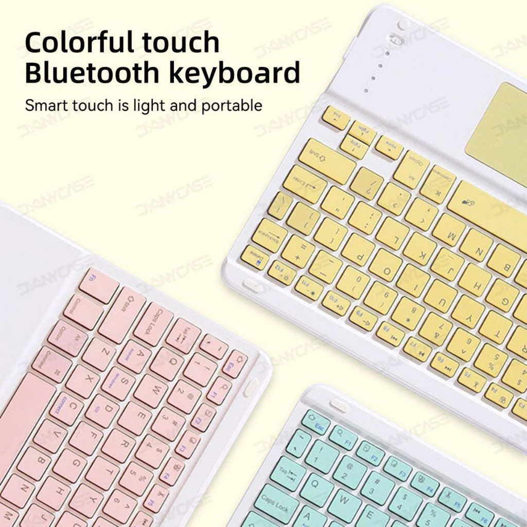 Jual DANYCASE Universal Wireless Rechargeable Touch Keyboard, Square ...