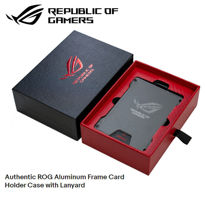 Jual Mab Card Holder Case Frame Lanyard Asus Rog Aluminum Authentic ...