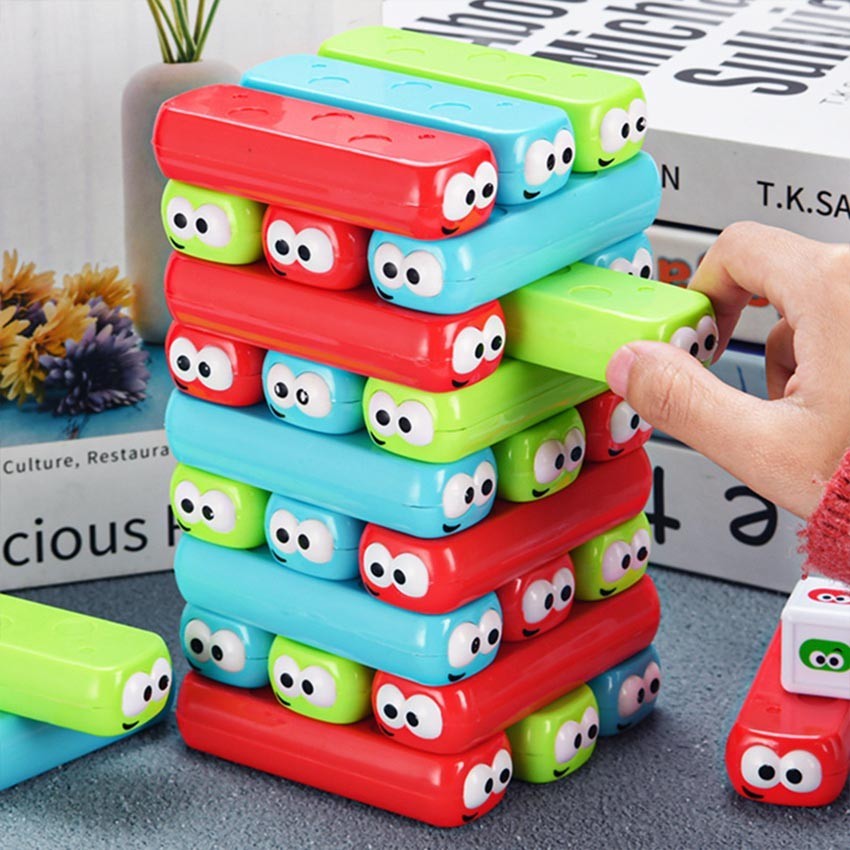 Jual Mainan Stacko Balok Stacking Blocks Puzzle Edukasi Building Blocks ...