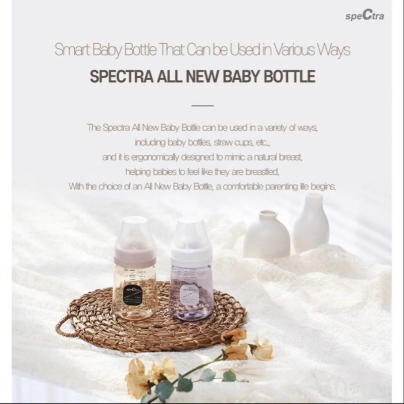 Jual Spectra Botol Susu PPSU 160 ml / 260 ml Botol Susu Bayi | Shopee ...