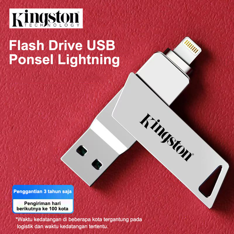 Jual flashdisk 2 in 1 IOS OTG USB Flash Drive 512GB/1TB/2TB Rotation ...