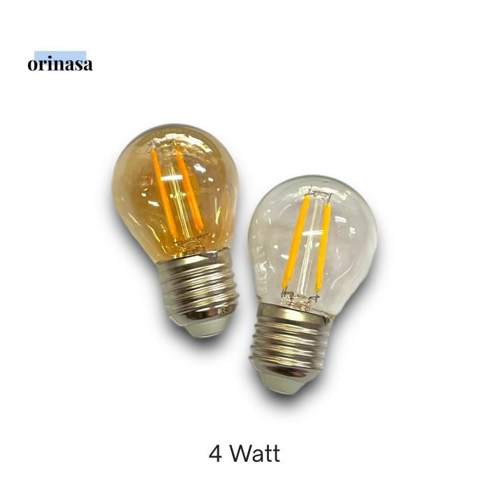 Jual Lampu Bohlam Filamen LED E27 2W 4W G45 | Shopee Indonesia