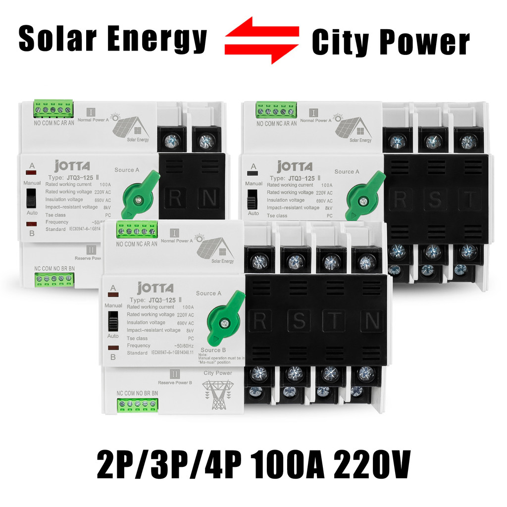 Jual JOTTA Solar Energy Type PV System ATS Automatic Transfer Swit For ...
