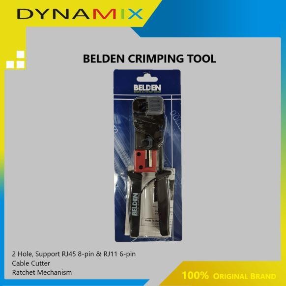 Jual Belden Crimping Tool RJ45 RJ11 Deluxe Modular Plug Tool - AP100007 ...