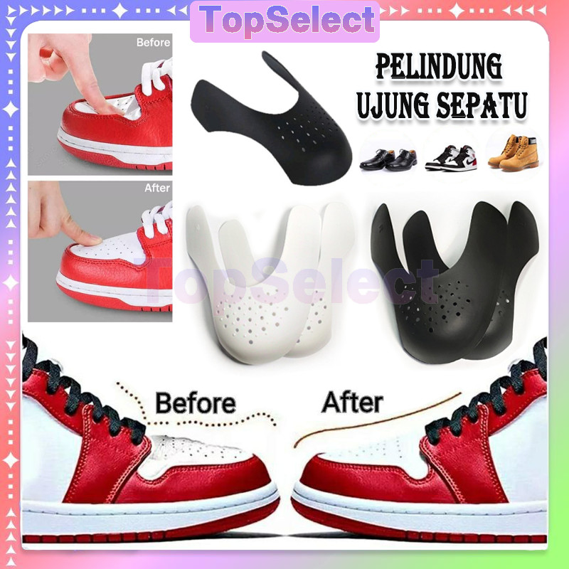 Jual Pelindung Sepatu Anti Wrinkle 1 Pasang /Sepatu Sneaker Shield Shoe ...
