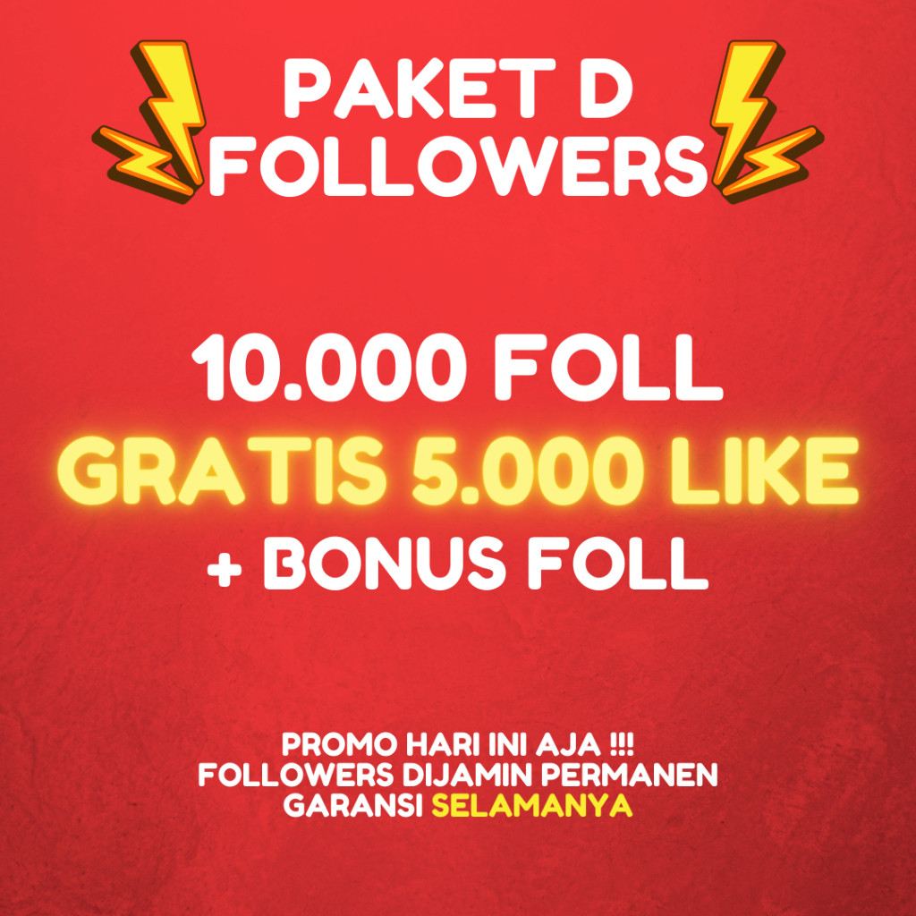 Jual FOLLOWER FOLLOWES FOLLOWERS PERMANEN FAST REAL AKTIF BUKAN